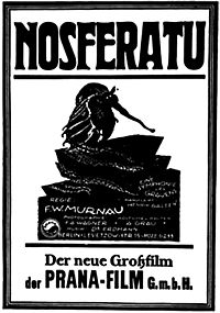 Nosferatu (Filmplakat des Films Nosferatu der Produktionsgesellschaft Prana Film GmbH)